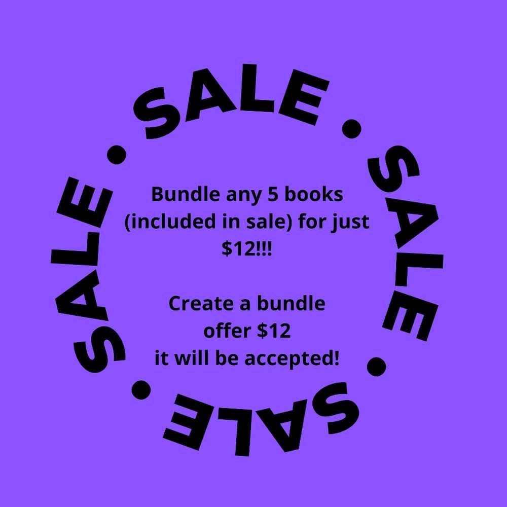 BOOKS!! 5 for $12